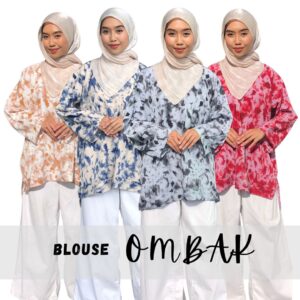 Blouse Ombak (Square)