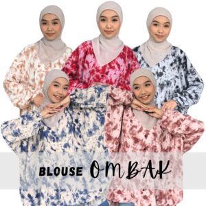 Blouse Ombak (Curve)