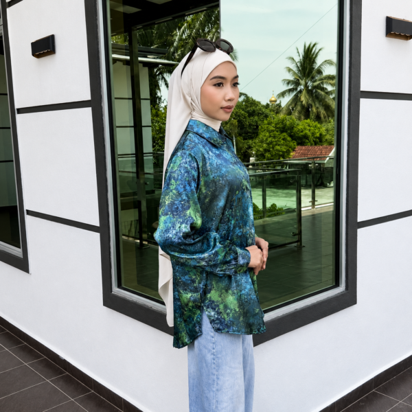 Ammara Premium Jacquard Emboss Blouse