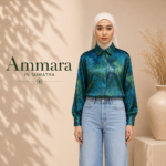 Ammara Premium Jacquard Emboss Blouse