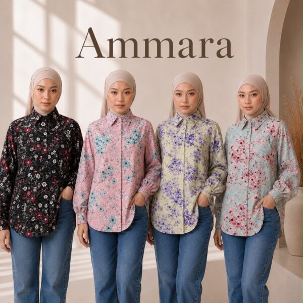 Ammara Premium Matte Satin Blouse