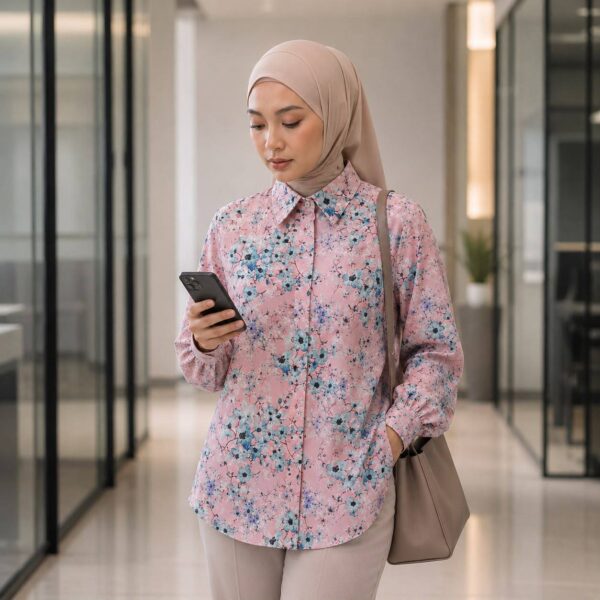 Ammara Premium Matte Satin Blouse