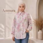 Ammara Premium Jacquard Emboss Blouse