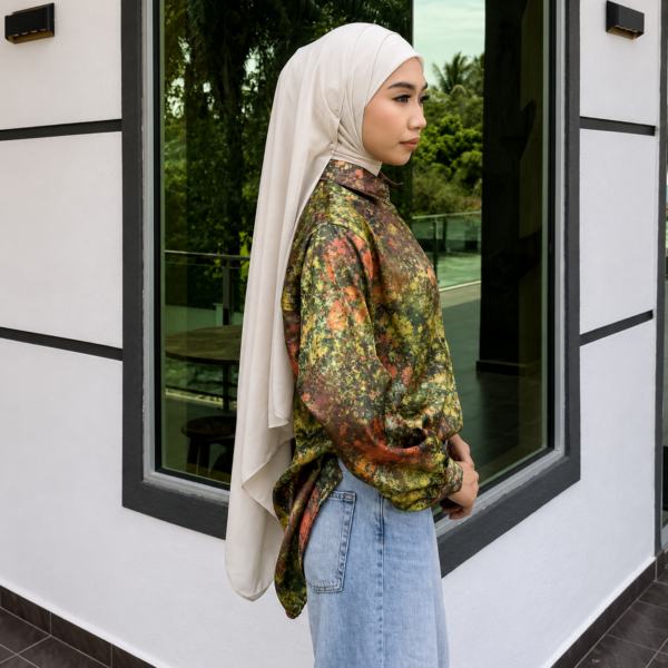 Ammara Premium Jacquard Emboss Blouse
