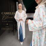 Camellia Bloom Outer Abaya