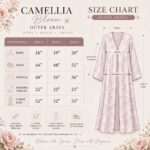 Camellia Bloom Outer Abaya