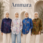 Ammara Premium Jacquard Emboss Blouse